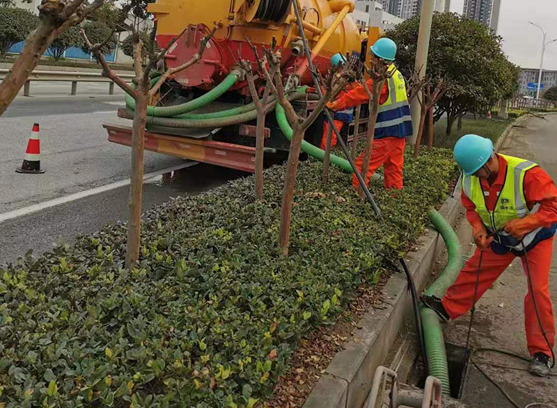 叉河镇市政管道清淤